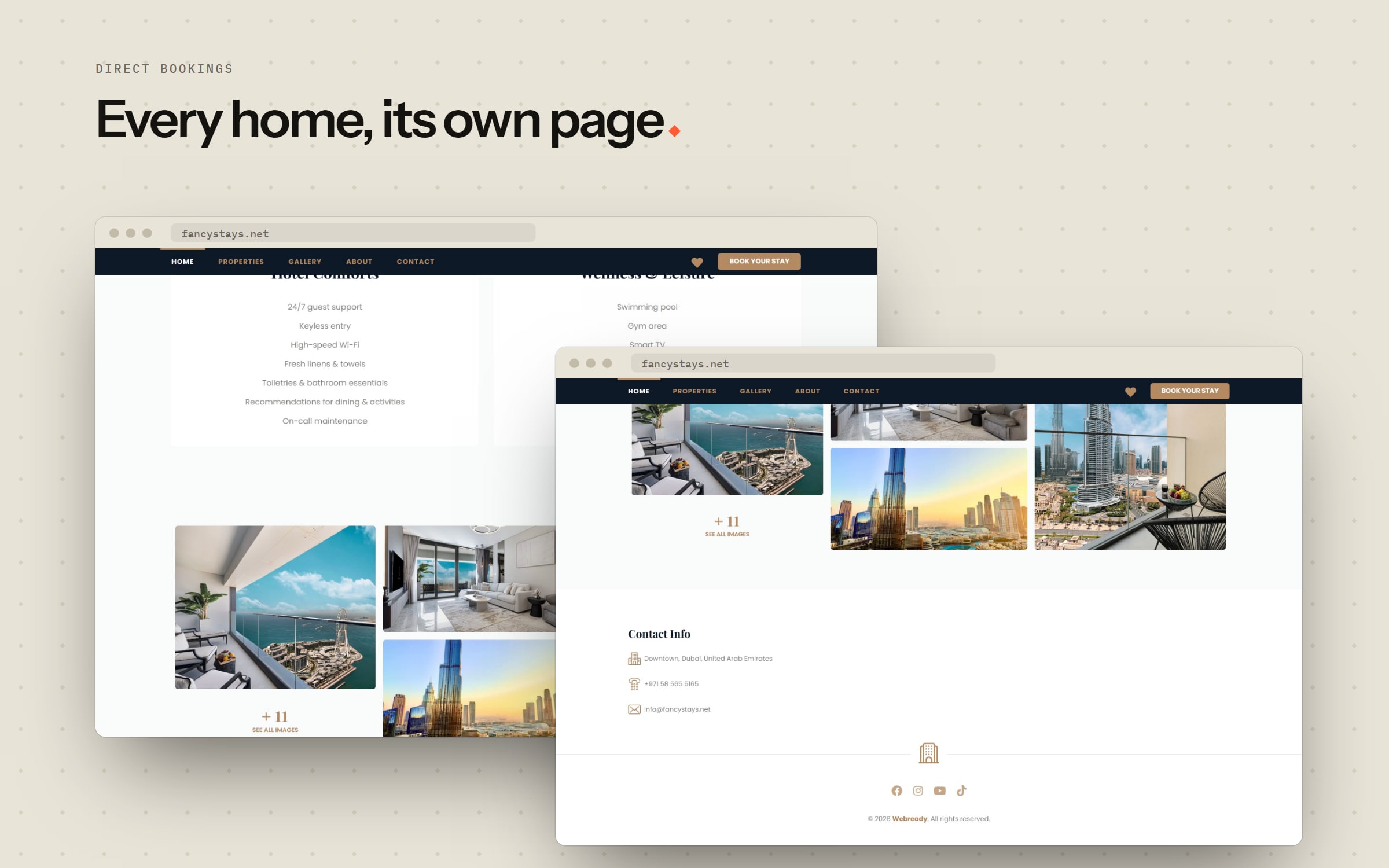 A booking website for luxury holiday homes in Dubai — 3