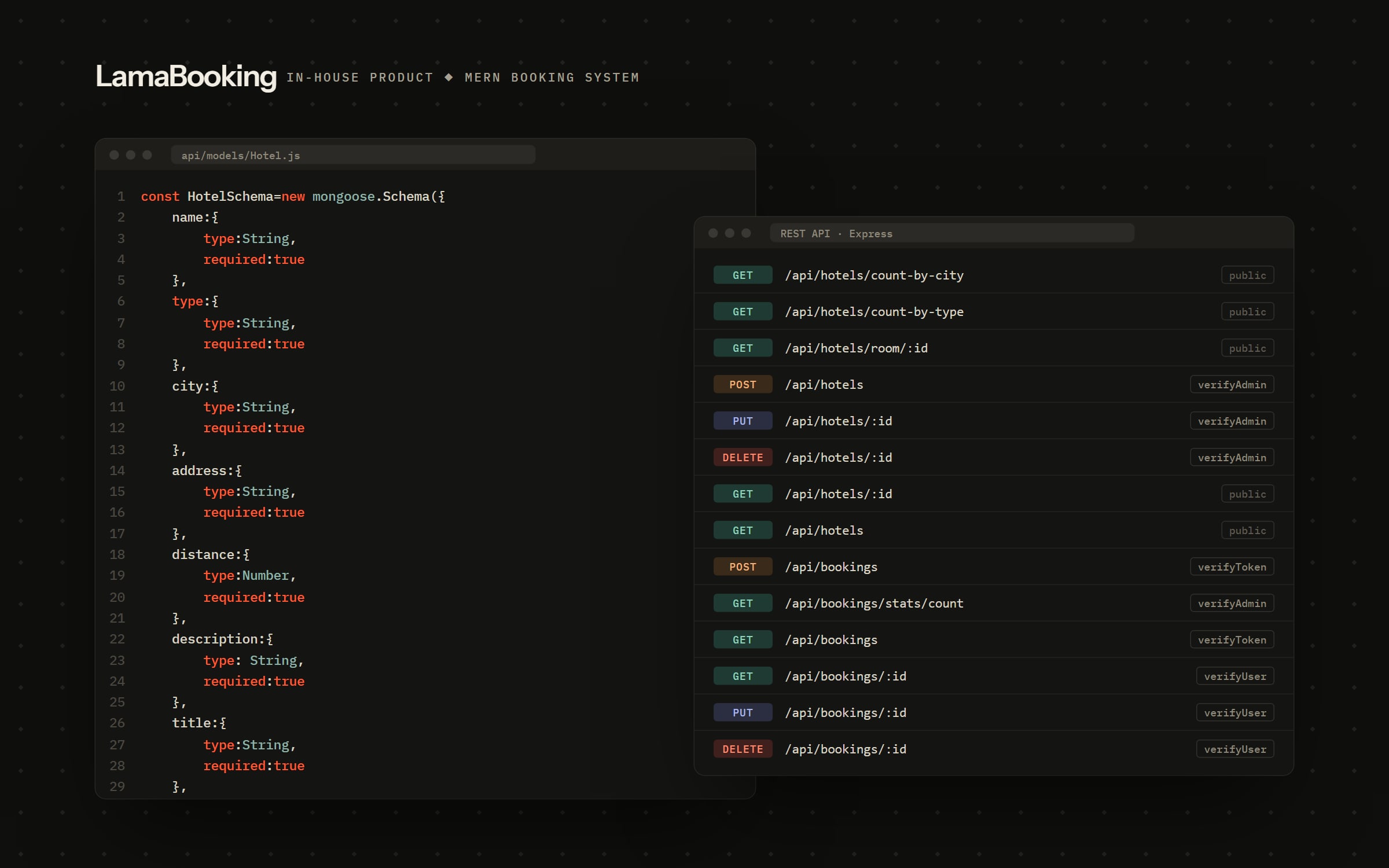LamaBooking — Hotel search, booking and an admin panel
